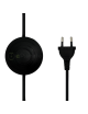 Lampada da terra con 4 sfere oro argento nero in vetro bianco piantana design moderno per salotto camera
