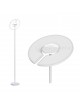 Lampada da terra LED con telecomando piantana design moderno bianco nero per camera soggiorno ufficio