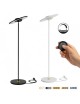 Lampada da terra LED con telecomando piantana design moderno bianco nero per camera soggiorno ufficio