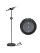 Lampada da terra LED con telecomando piantana design moderno bianco nero per camera soggiorno ufficio