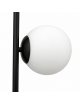 Lampada da terra con 4 sfere oro argento nero in vetro bianco piantana design moderno per salotto camera