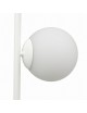 Lampada da terra con 4 sfere oro argento nero in vetro bianco piantana design moderno per salotto camera