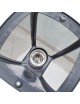 Lampione da giardino 86 cm per esterno attacco lampadina E27 lanterna paletto moderno grigio antracite bianco
