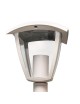 Lampione da giardino 86 cm per esterno attacco lampadina E27 lanterna paletto moderno grigio antracite bianco