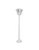 Lampione da giardino 86 cm per esterno attacco lampadina E27 lanterna paletto moderno grigio antracite bianco