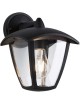 Applique da parete per esterno a lanterna attacco lampadina E27 lampada design moderno da giardino grigio antracite bianco