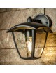 Applique da parete per esterno a lanterna attacco lampadina E27 lampada design moderno da giardino grigio antracite bianco