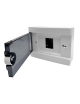 Quadro elettrico da parete centralino 2 6 moduli DIN box scatola IP40 per interruttori magnetotermici differenziali