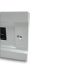 Quadro elettrico da parete centralino 9 moduli DIN box scatola IP40 per interruttori magnetotermici differenziali