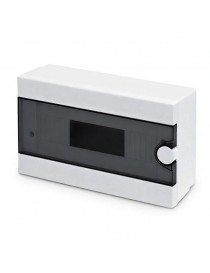 Quadro elettrico da parete centralino 12 moduli DIN box scatola IP40 per interruttori magnetotermici differenziali