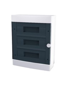 Quadro elettrico da parete centralino 36 moduli 3x12 DIN box scatola IP40 per interruttori magnetotermici differenziali
