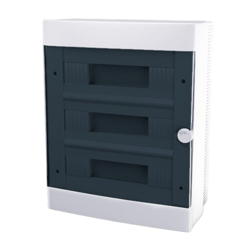 Quadro elettrico da parete centralino 36 moduli 3x12 DIN box scatola IP40 per interruttori magnetotermici differenziali