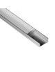 Profilo Alluminio 2M per Strisce Strip LED Barra Rigida Profilato Copertura Opaco