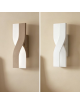Applique led intrecciato tortora beige bianco 6W lampada da parete luce naturale bianca calda per camera soggiorno bagno ufficio