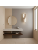 Applique led intrecciato tortora beige bianco 6W lampada da parete luce naturale bianca calda per camera soggiorno bagno ufficio