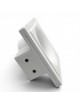 Portafaretto quadrato in gesso con foro conico da incasso a scomparsa controsoffitto per faretti led GU10