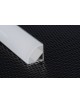 Profilo Alluminio 2M per Strisce Strip LED Barra Rigida ANGOLARE Copertura Opaco