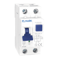 Interruttore Magnetotermico Differenziale RCBO Elettronico JEL4A 6kA 2P 30mA per Guida DIN