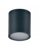 Plafoniera da soffitto per esterno a cilindro attacco GU10 lampada nero bianco marrone per balcone terrazzo ingresso