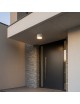 Plafoniera da soffitto per esterno a cilindro attacco GU10 lampada nero bianco marrone per balcone terrazzo ingresso
