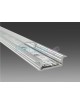 Profilo Alluminio 2M per Strisce Strip LED Barra Rigida Profilato Copertura Opaco