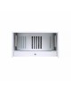 Applique led 10W bianco nero per esterno lampada da parete rettangolare luce sopra e sotto regolabile per balcone giardino 