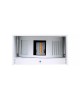 Applique led 10W bianco nero per esterno lampada da parete rettangolare luce sopra e sotto regolabile per balcone giardino 