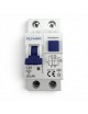 Interruttore Magnetotermico Differenziale RCBO Elettronico JEL4A 6kA 2P 30mA per Guida DIN
