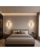Applique da parete led rettangolare bianco lampada luce fredda naturale calda design moderno