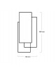 Applique da parete led rettangolare bianco lampada luce fredda naturale calda design moderno