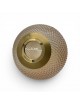 Lampadario a sospensione E27 oro con sfera ambra 15 20 25 30 cm lampada moderno elegante per camera cucina soggiorno 
