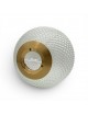 Lampadario a sospensione oro con sfera cristallo 15 20 25 30 cm E27 lampada moderno elegante per camera cucina soggiorno 