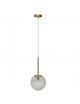 Lampadario a sospensione oro con sfera cristallo 15 20 25 30 cm E27 lampada moderno elegante per camera cucina soggiorno 