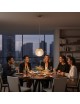 Lampadario a sospensione oro con sfera cristallo 15 20 25 30 cm E27 lampada moderno elegante per camera cucina soggiorno 