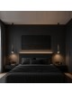 Lampadario a sospensione led da comodino a goccia oro argento antracite lampada applique sospeso luce bianca naturale calda