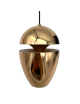 Lampadario a sospensione led da comodino ovale oro nero bianco lampada applique sospeso luce bianca naturale calda