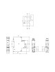 Interruttore Magnetotermico Differenziale RCBO Elettronico JEL4A 6kA 2P 30mA per Guida DIN