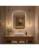 Lampadario a sospensione oro con sfera ambra 15 20 25 30 cm E27 lampada moderno elegante per camera cucina soggiorno