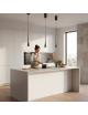 Lampadario a sospensione led da comodino a goccia oro grigio antracite lampada applique sospeso luce bianca naturale calda