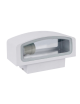 Applique a parete da esterno attacco E27 doppia luce sopra e sotto nero grigio bianco