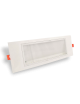 Lampada di emergenza luce led da incasso per cartongesso controsoffitto plafoniera slim bianco parete