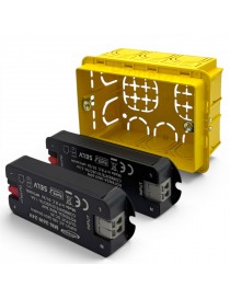 Trasformatore 24V per scatola 503 36W 60W alimentatore mini slim salvaspazio driver per strip LED con morsetti