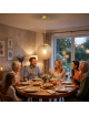 Lampadario a sospensione E27 oro con sfera ambra 15 20 25 30 cm lampada moderno elegante per camera cucina soggiorno 