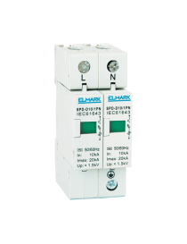 Scaricatore di Sovratensione SPD-B40 1P+N 40kA 275V per Quadro Elettrico Guida DIN