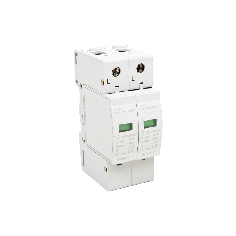 Scaricatore di Sovratensione SPD-DC-C20 1P+N 20kA 275V Guida DIN ELMARK 64207