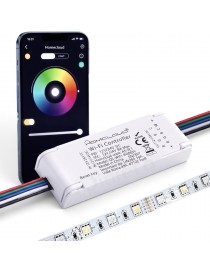 Telecomando WI-FI controller per striscia led RGB+W WW CW 5 pin strip multicolore 12 24V dimmerabile