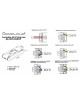 Telecomando WI-FI controller per striscia led RGB+W WW CW 5 pin strip multicolore 12 24V dimmerabile