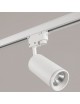 Faretto faro proiettore led per binario monofase con attacco GU10 orientabile bianco