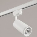 Faretto faro proiettore led per binario monofase con attacco GU10 orientabile bianco