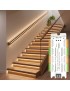 Centralina luci scale con sensore di movimento controller automatico 32 Canali a Cascata per strisce LED 4 Velocità DC 12V-24V